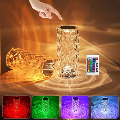 16 Colors Crystal Diamond LED Lamp Option 2: