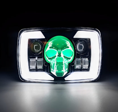 Skull Style Headlight with Indicators – Upgraded Model for Honda CD70 / CG125