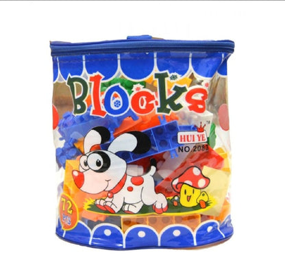 72-Piece Building Blocks Toy Set for Kids