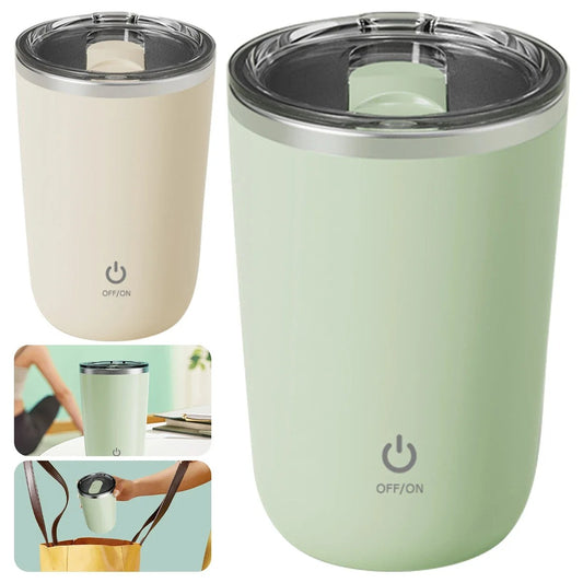 350ml Stainless Steel Automatic Self-Stirring Mug Magnetic Mixing Cup
