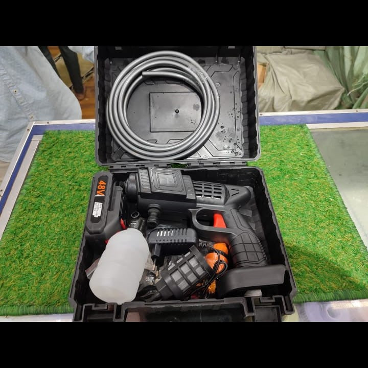 48V Cordless High Pressure Car Wash Spray Gun – Double Battery