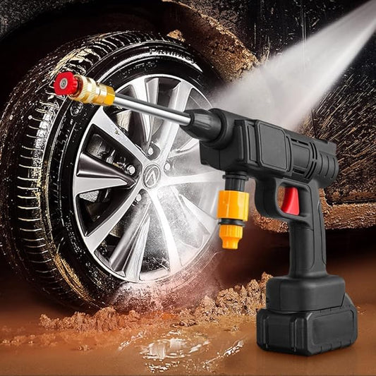 48V Cordless High Pressure Car Wash Spray Gun – Double Battery