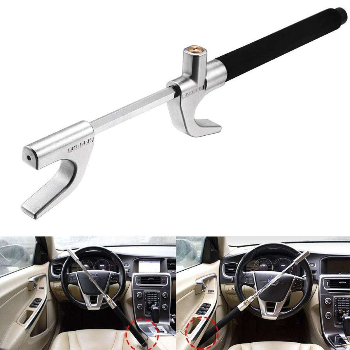 Anti-Theft X1 Twin Hook Steering Wheel Lock