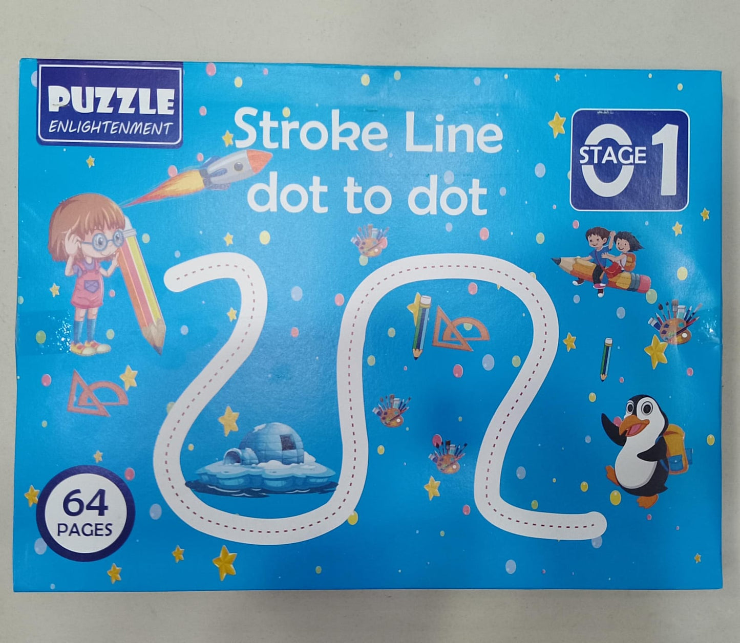 A4 Kids Tracing Book with 2 Markers