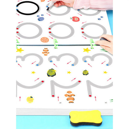 A4 Kids Tracing Book with 2 Markers