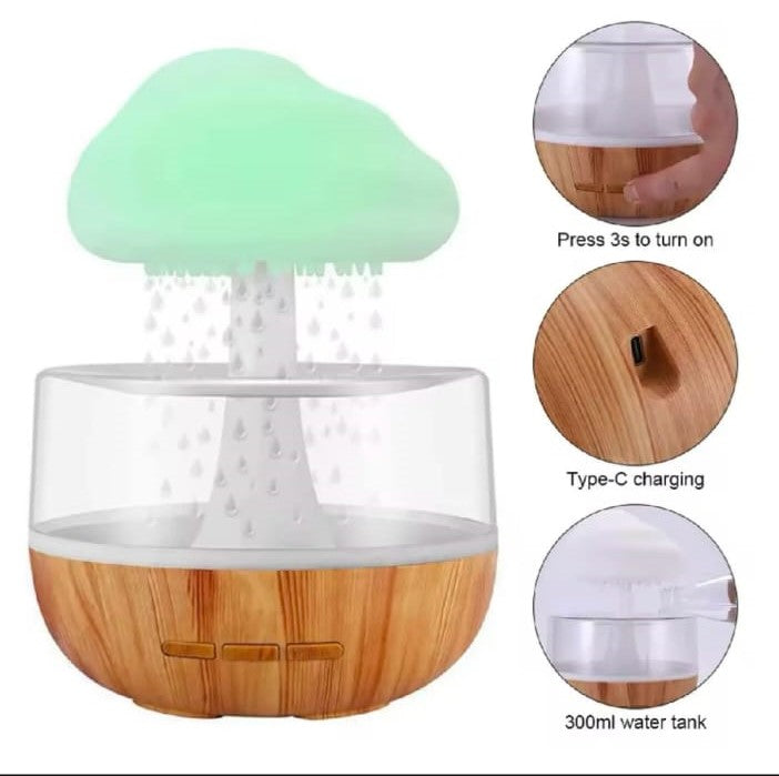 Cloud Rain Aroma Diffuser & Humidifier