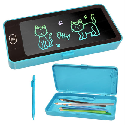 Kids Pencil Box with LCD Tablet