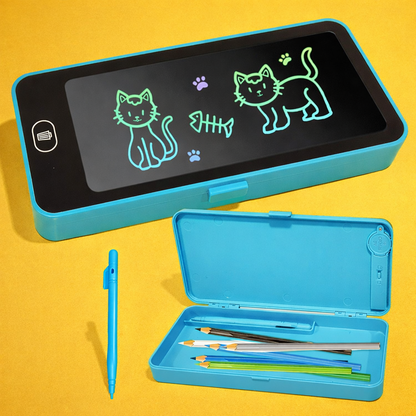 Kids Pencil Box with LCD Tablet
