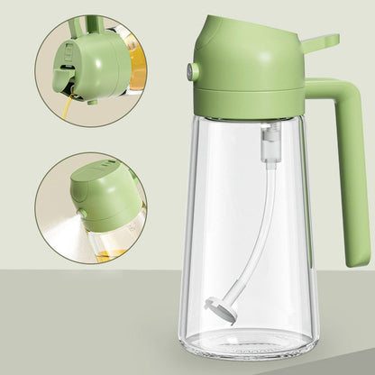 2-in-1 Oil Sprayer Bottle Kitchen Accessory