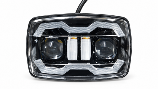 Premium Dual Projector LED Headlight with DRL for Honda CD70 & CG125