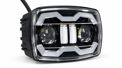 Premium Dual Projector LED Headlight with DRL for Honda CD70 & CG125