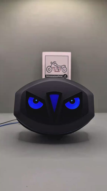 Premium Devil Eye Backlight  125cc Bike 12V RGB LED Tail Light