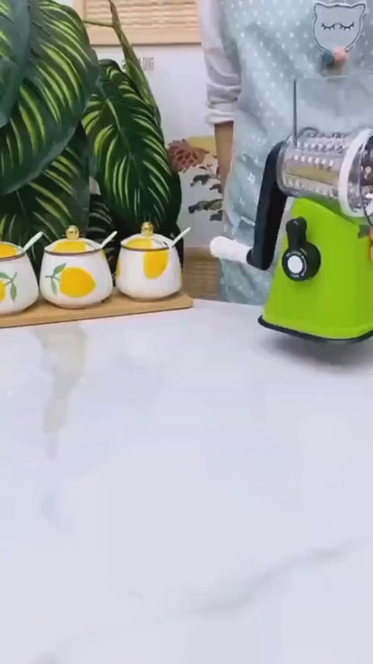 Hand Crank Vegetable Cutter & Grater